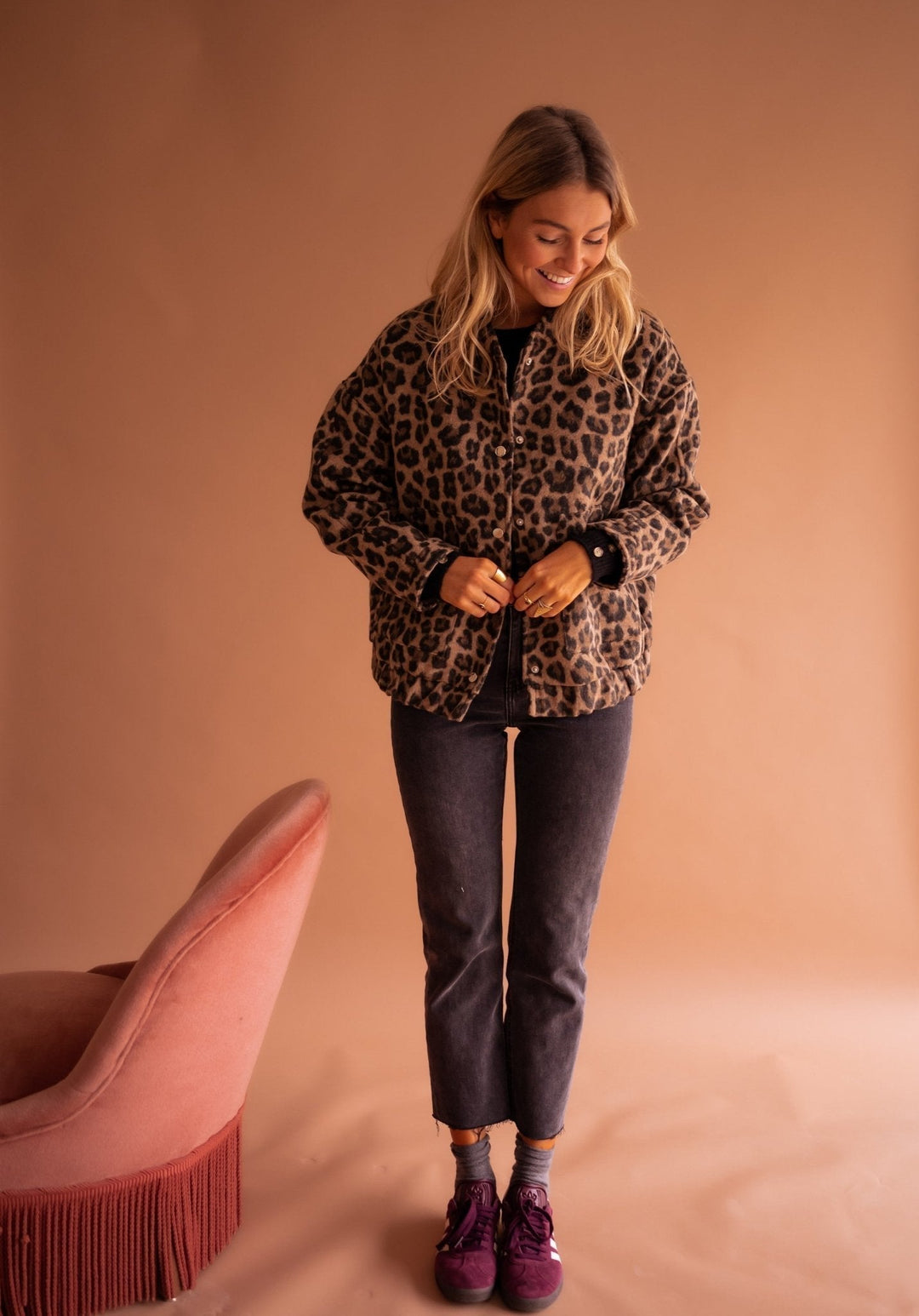 Argilla Sicilia | MIRELA | Giacca Leopardata alla Moda