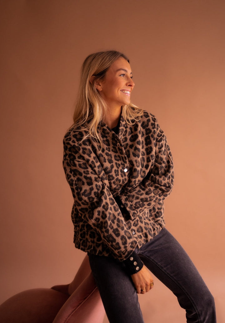 Argilla Sicilia | MIRELA | Giacca Leopardata alla Moda