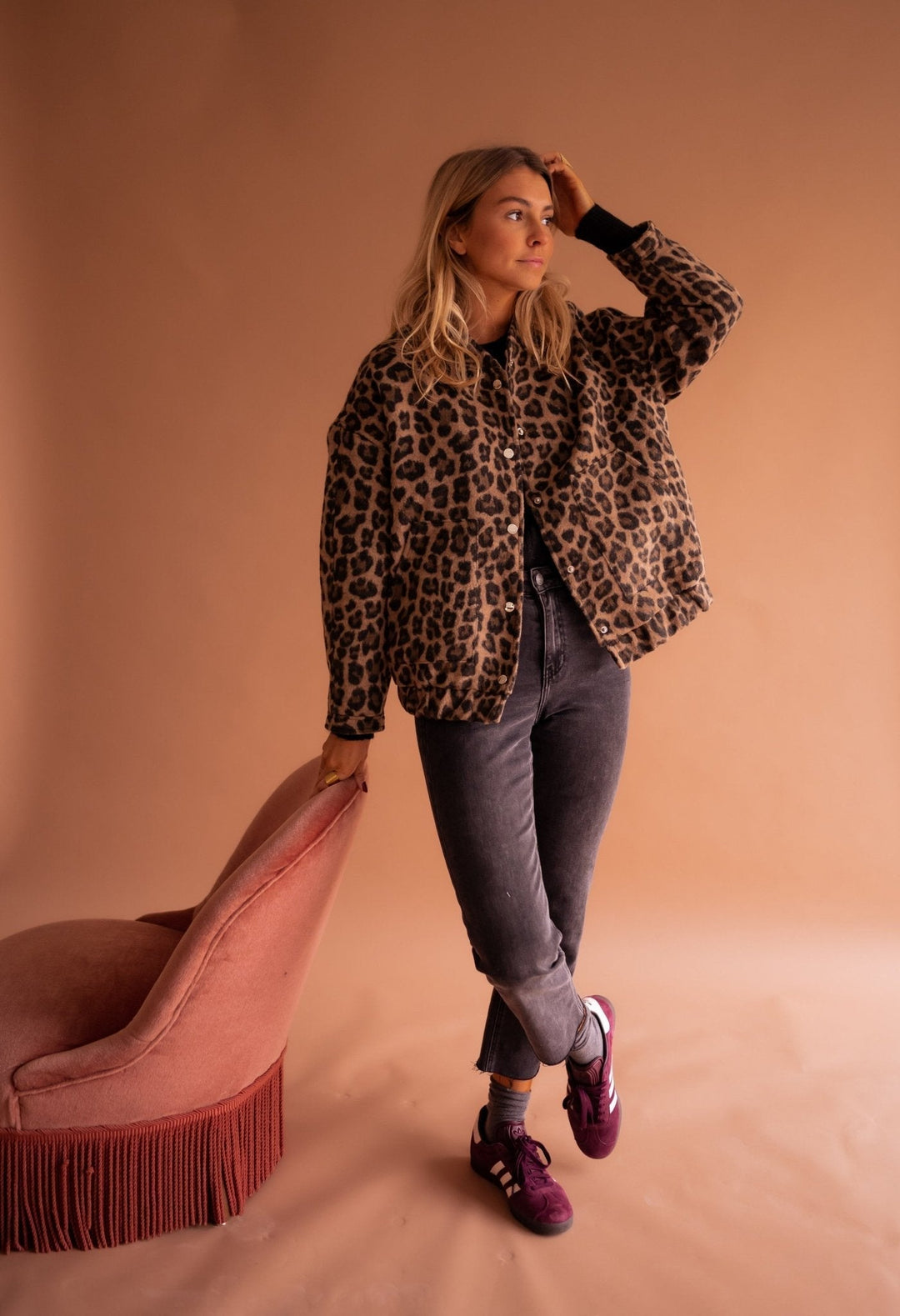 Argilla Sicilia | MIRELA | Giacca Leopardata alla Moda