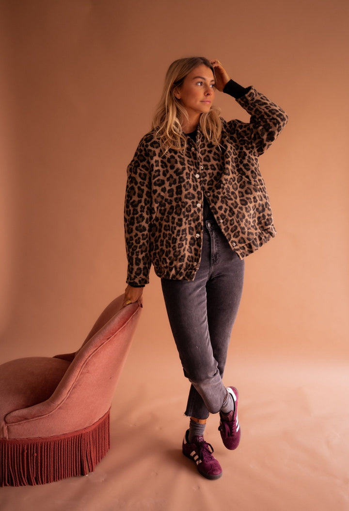 Argilla Sicilia | MIRELA | Giacca Leopardata alla Moda