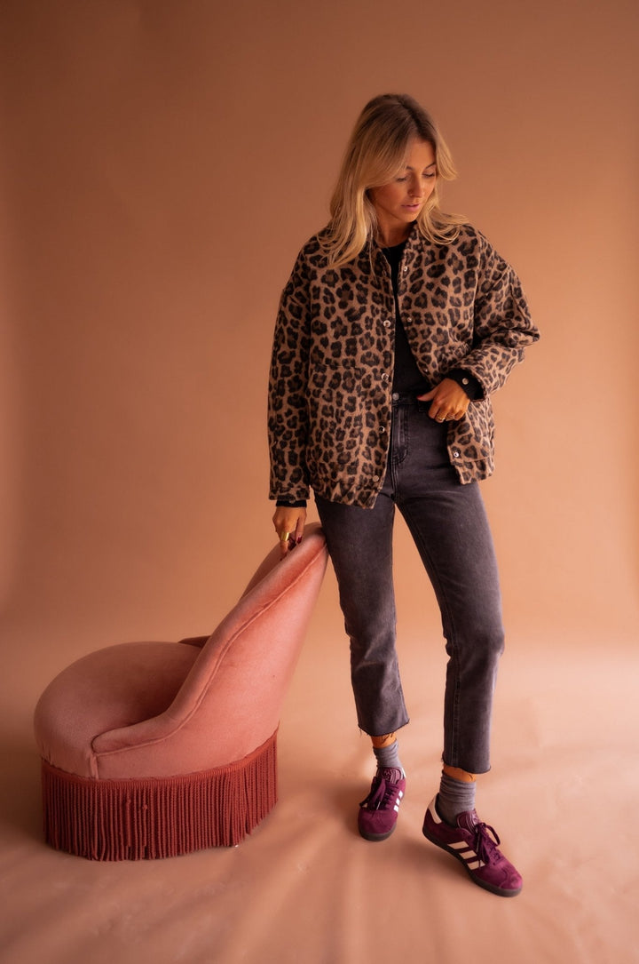 Argilla Sicilia | MIRELA | Giacca Leopardata alla Moda