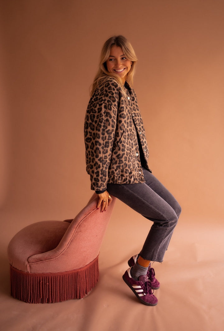 Argilla Sicilia | MIRELA | Giacca Leopardata alla Moda