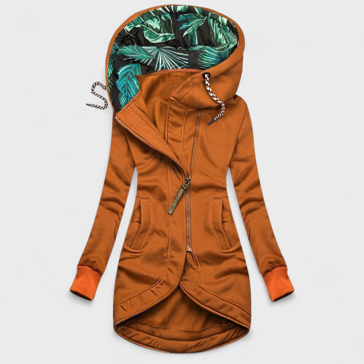 Argilla Sicilia | ELEONORA | Cappotto Invernale con Zip Asimmetrica
